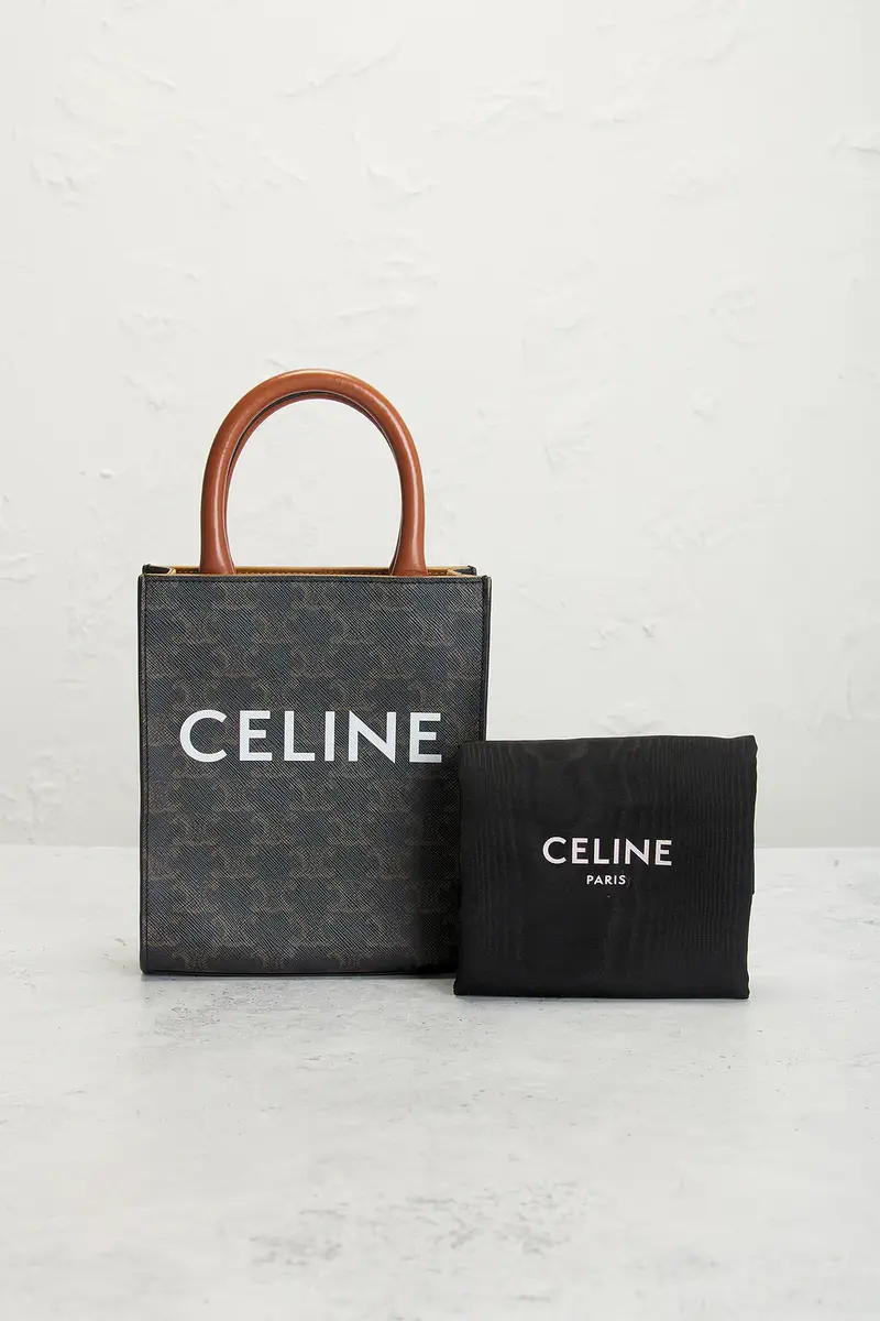 Celine Celine Vertical Cabas Mini Tote Bag | Thumbnail 9