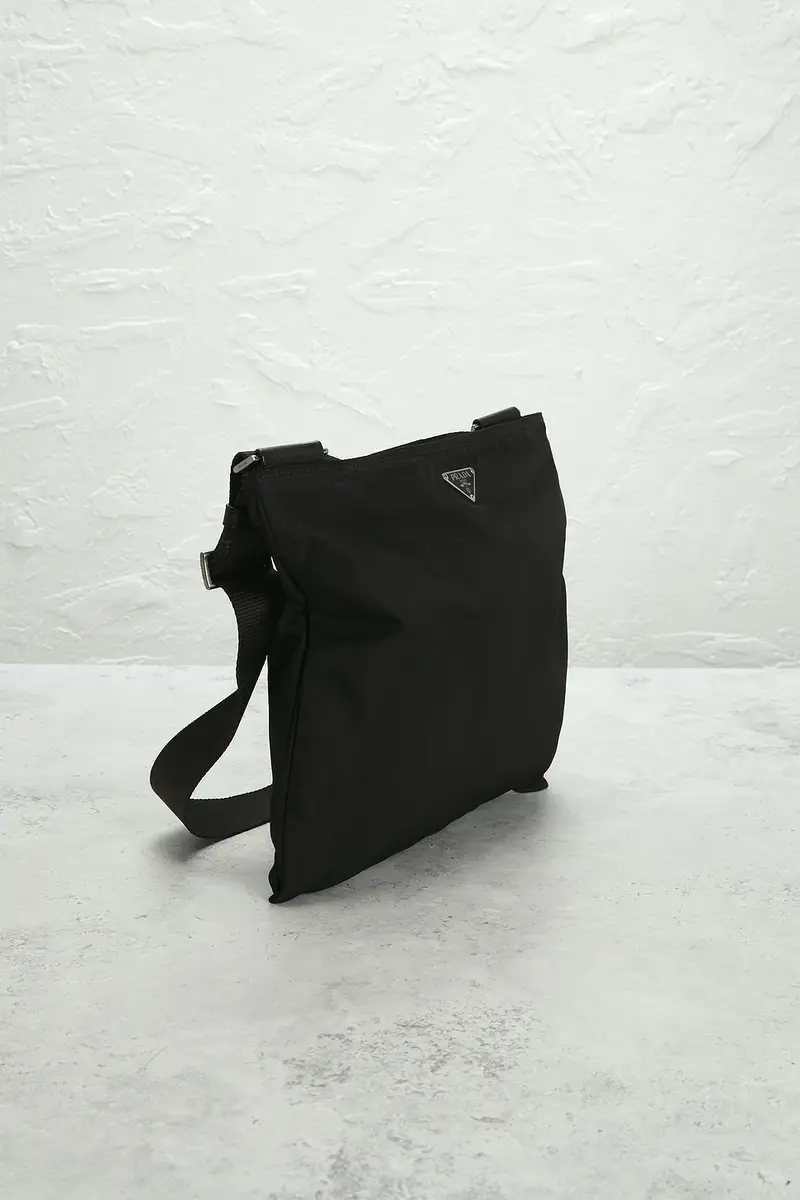 Prada Prada Tessuto Flat Messenger Bag | Thumbnail 4 Prada Prada Tessuto Flat Messenger Bag | Thumbnail 4