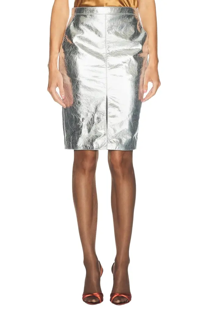 Leather Pencil Skirt