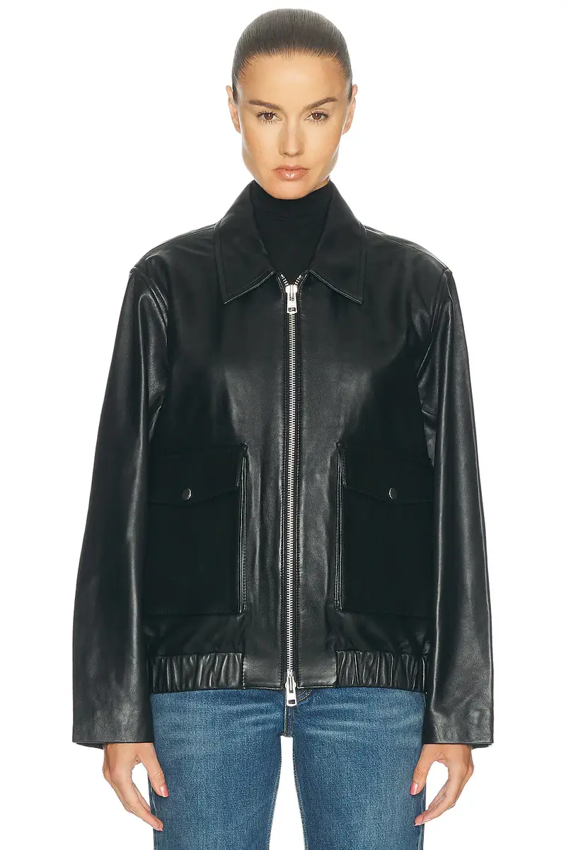 Citizens of Humanity Zip Front Bomber Jacket | Thumbnail 2 Citizens of Humanity Zip Front Bomber Jacket | Thumbnail 2