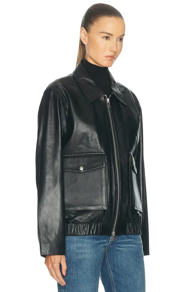 Citizens of Humanity Zip Front Bomber Jacket | Thumbnail 3 Citizens of Humanity Zip Front Bomber Jacket | Thumbnail 3