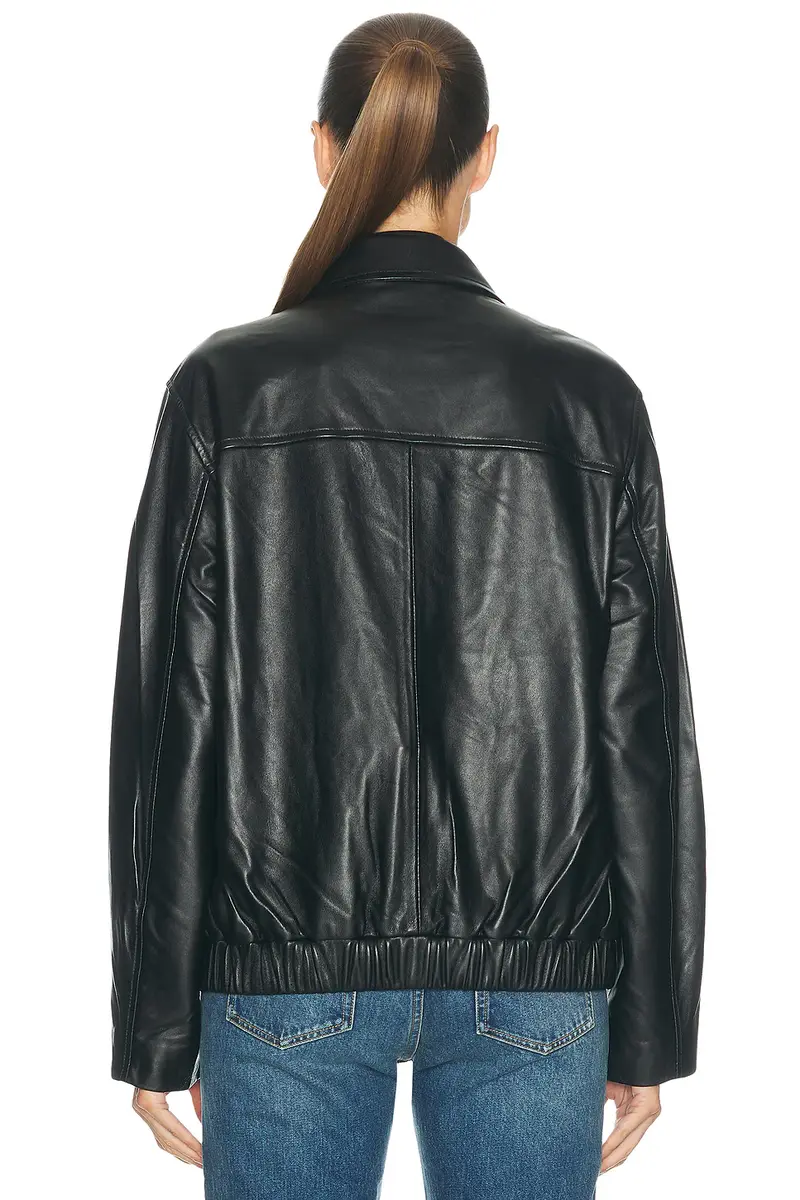 Citizens of Humanity Zip Front Bomber Jacket | Thumbnail 4 Citizens of Humanity Zip Front Bomber Jacket | Thumbnail 4