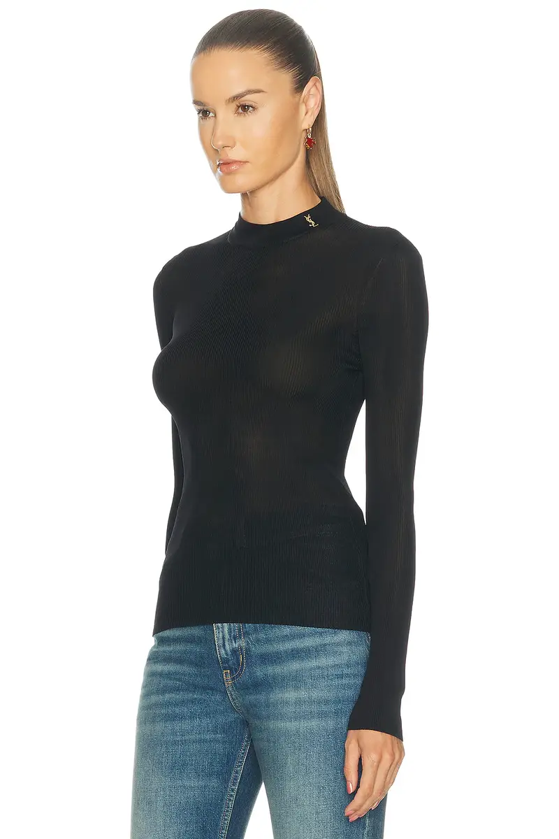 Saint Laurent Long Sleeve Top | Thumbnail 2