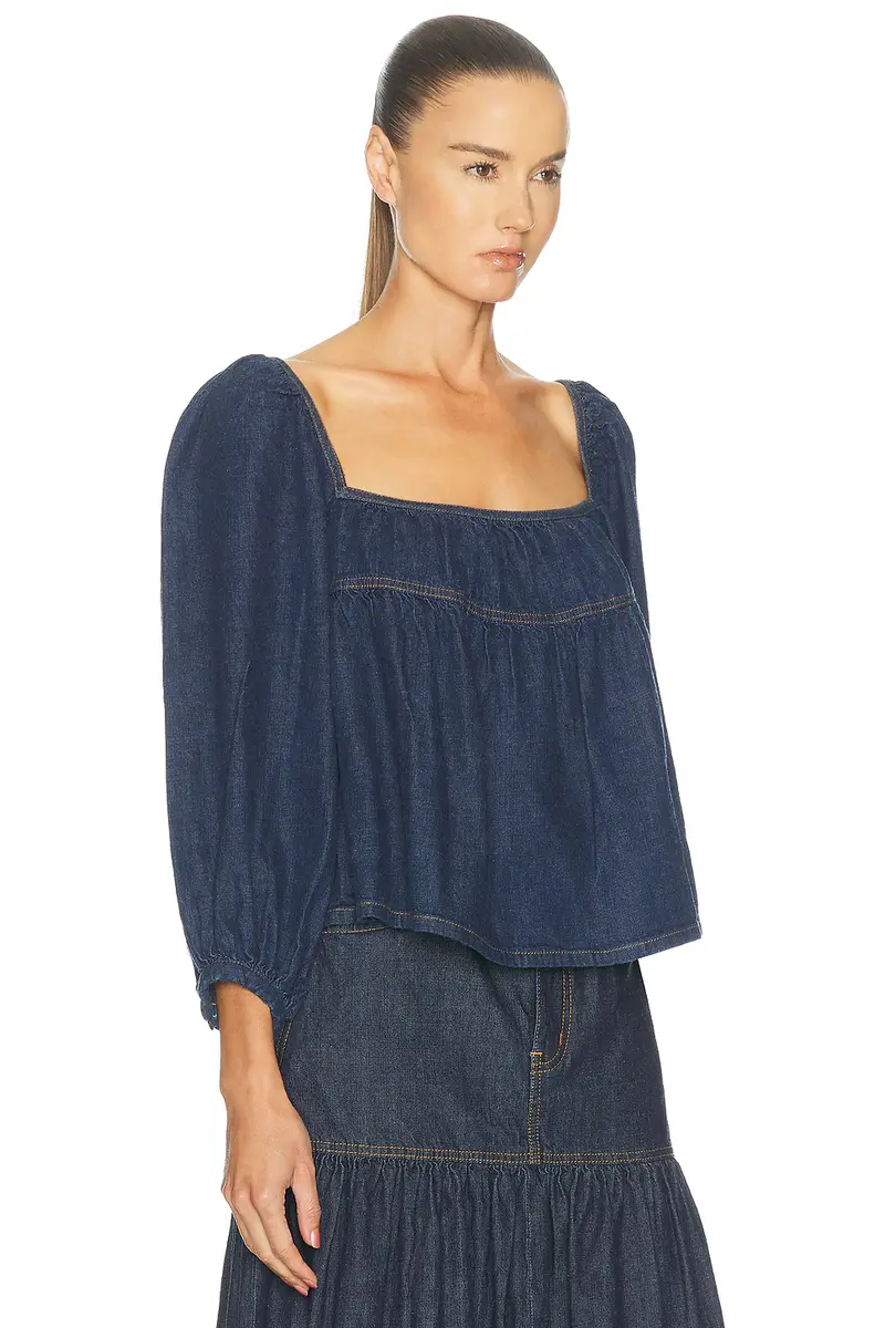 Saint Laurent Tiered Blouse | Thumbnail 2 Saint Laurent Tiered Blouse | Thumbnail 2