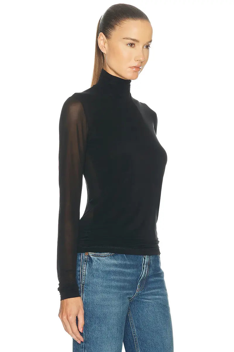 Saint Laurent Turtleneck Top | Thumbnail 2