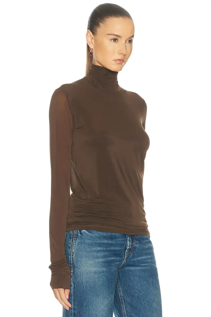 Saint Laurent Turtleneck Top | Thumbnail 2 Saint Laurent Turtleneck Top | Thumbnail 2