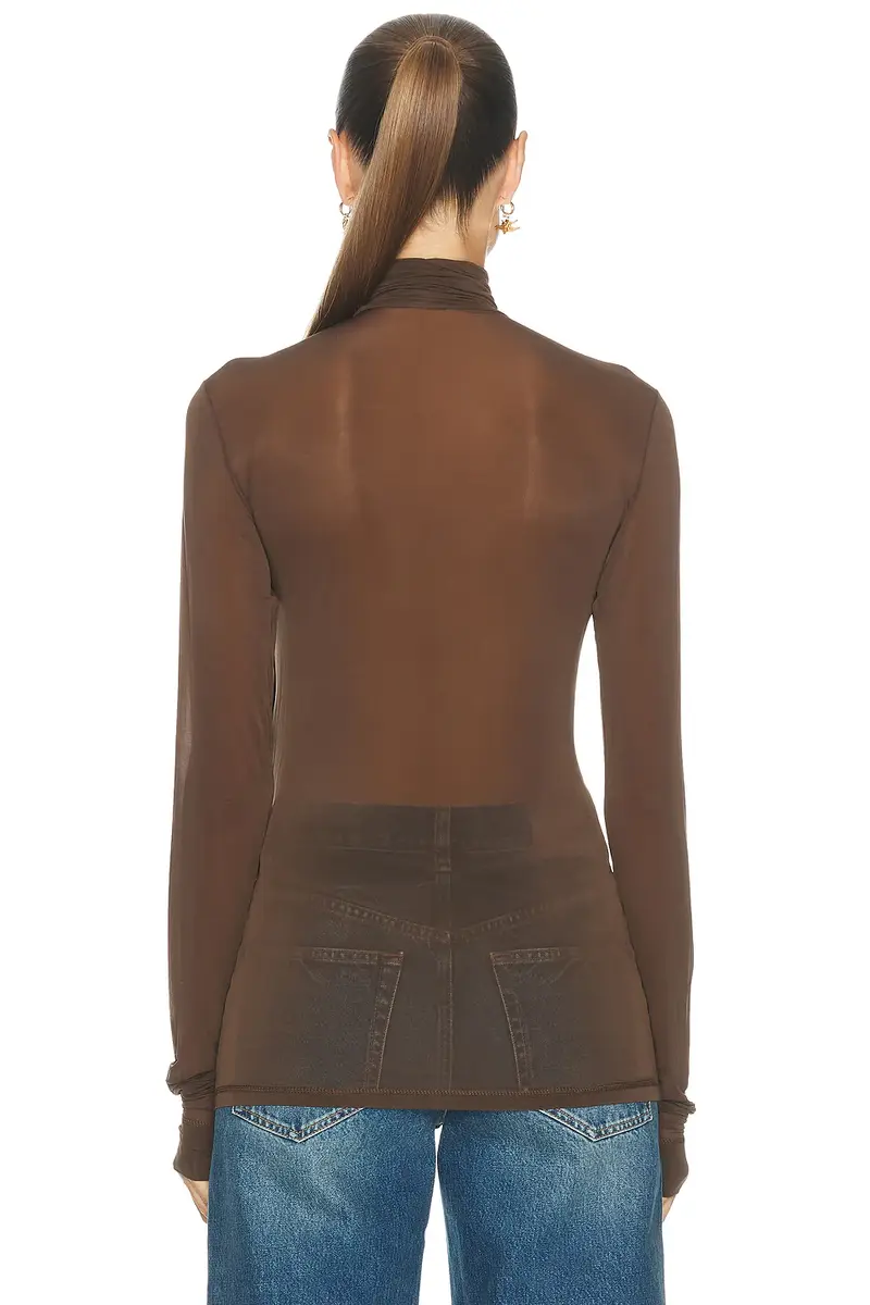 Saint Laurent Turtleneck Top | Thumbnail 3 Saint Laurent Turtleneck Top | Thumbnail 3