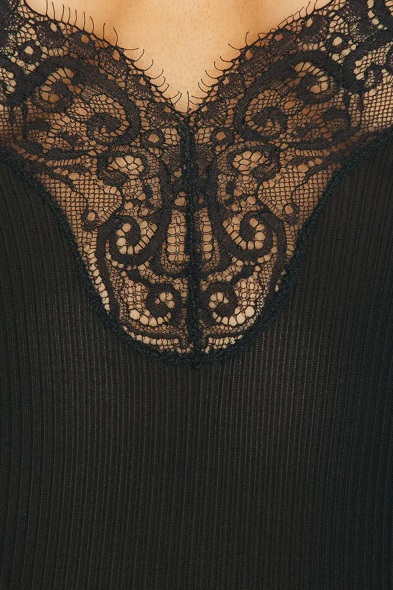 Saint Laurent Lace Trimmed Bodysuit | Thumbnail 6