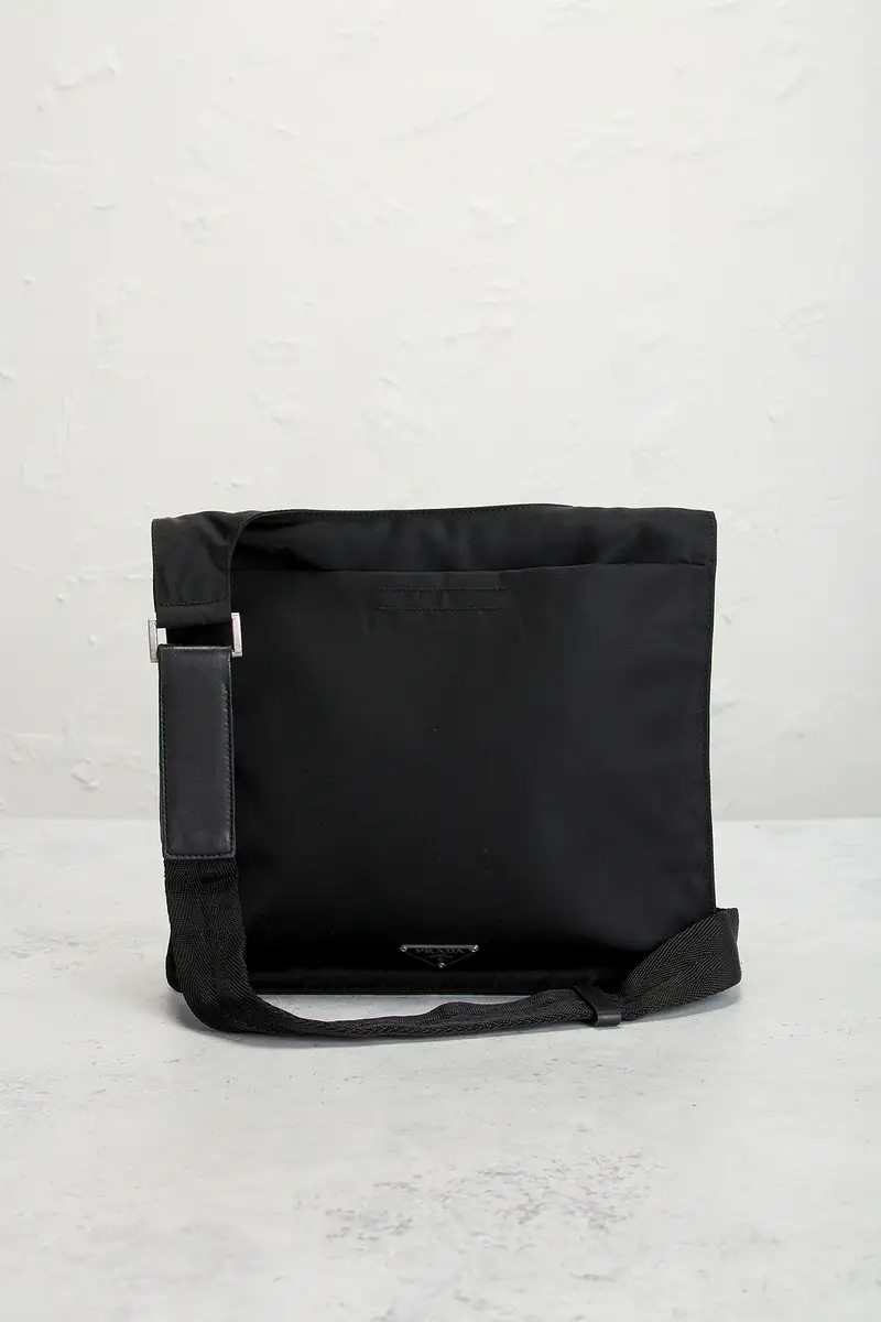 Prada Prada Tessuto Flat Messenger Bag | Thumbnail 2 Prada Prada Tessuto Flat Messenger Bag | Thumbnail 2