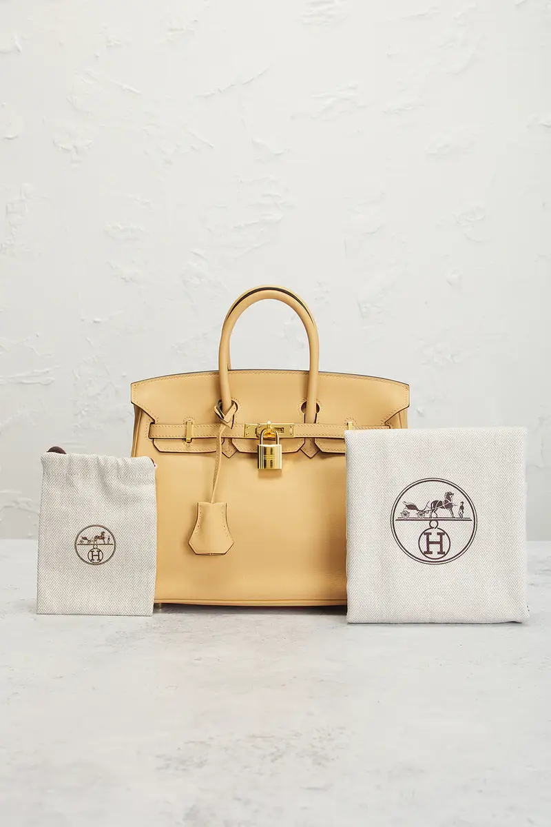 HERMÈS Hermes Veau Swift Birkin 25 Handbag | Thumbnail 8 HERMÈS Hermes Veau Swift Birkin 25 Handbag | Thumbnail 8