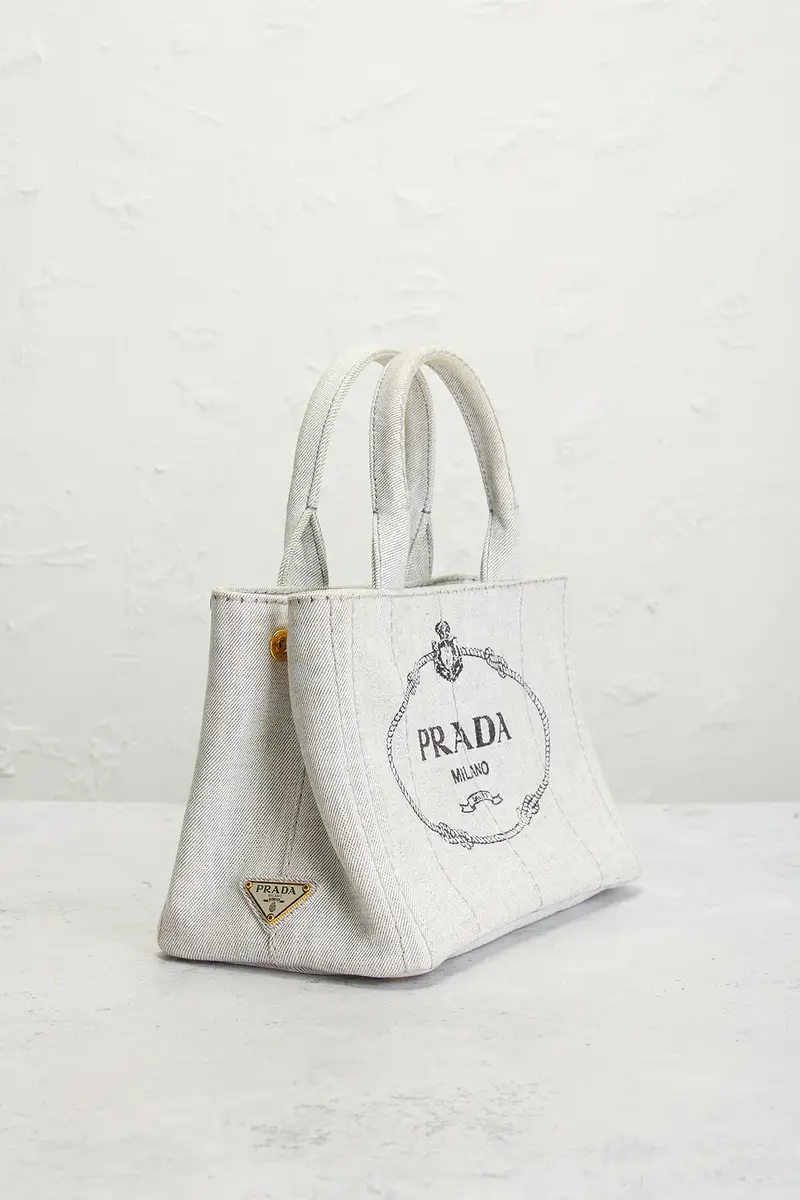 Prada Prada Canapa Tote Bag | Thumbnail 4 Prada Prada Canapa Tote Bag | Thumbnail 4
