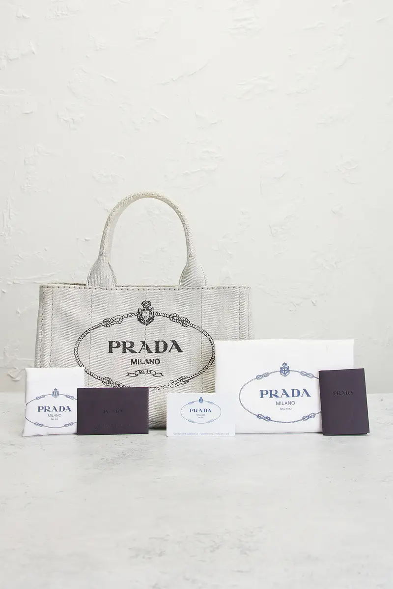 Prada Prada Canapa Tote Bag | Thumbnail 9 Prada Prada Canapa Tote Bag | Thumbnail 9