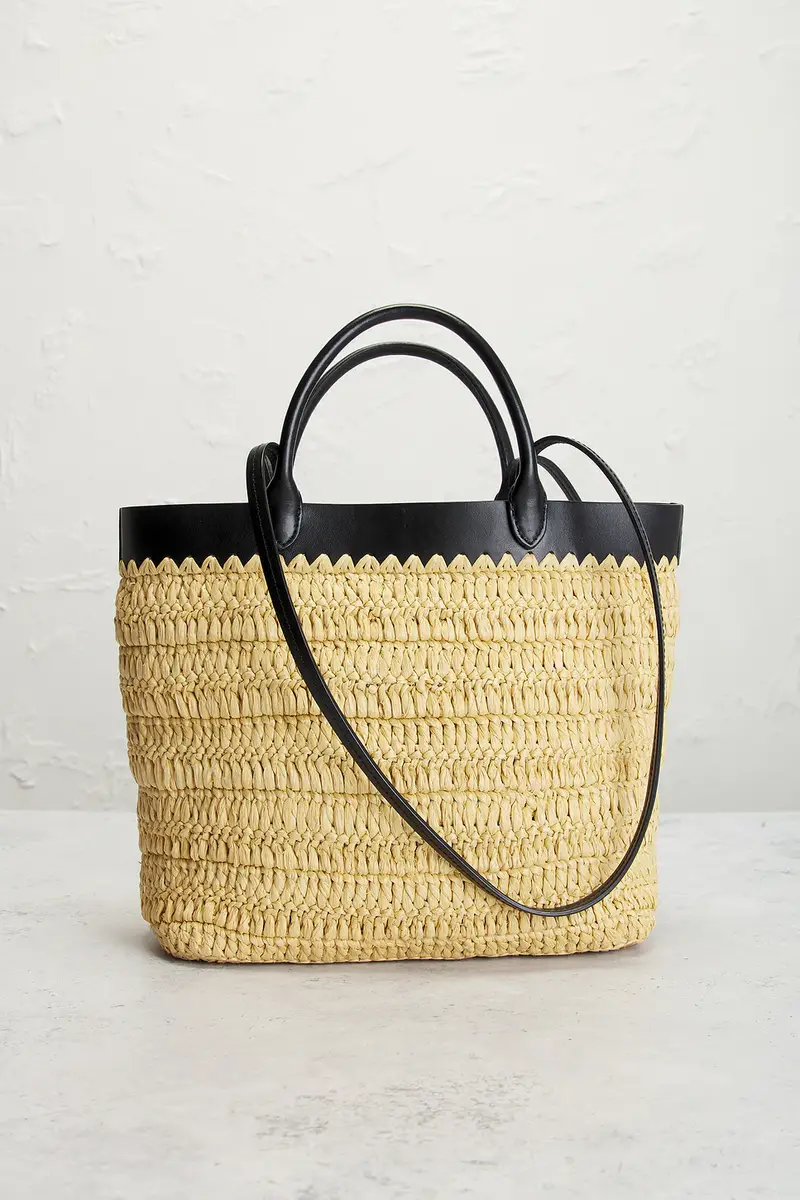 Prada Prada Raffia Tote Bag | Thumbnail 3 Prada Prada Raffia Tote Bag | Thumbnail 3