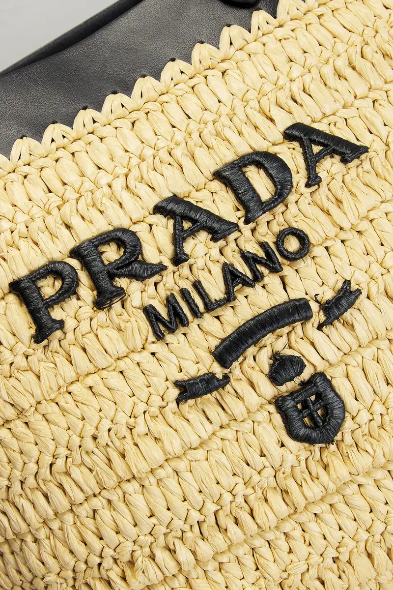 Prada Prada Raffia Tote Bag | Thumbnail 7 Prada Prada Raffia Tote Bag | Thumbnail 7