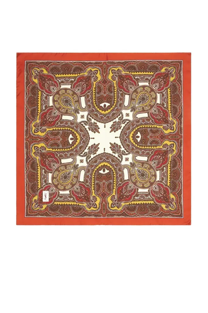 Vintage Paisley Carre Scarf Vintage Paisley Carre Scarf