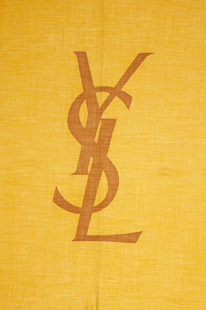 Saint Laurent YSL Grand Carre Scarf | Thumbnail 3 Saint Laurent YSL Grand Carre Scarf | Thumbnail 3