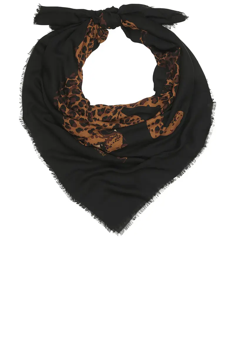 Saint Laurent Leopard Stole Scarf | Thumbnail 2