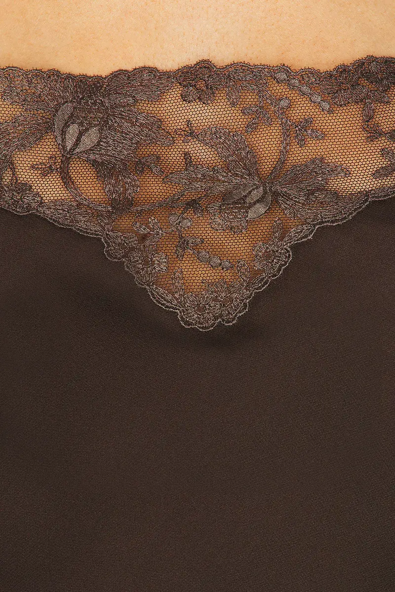 Saint Laurent Lace Trimmed Romper | Thumbnail 5