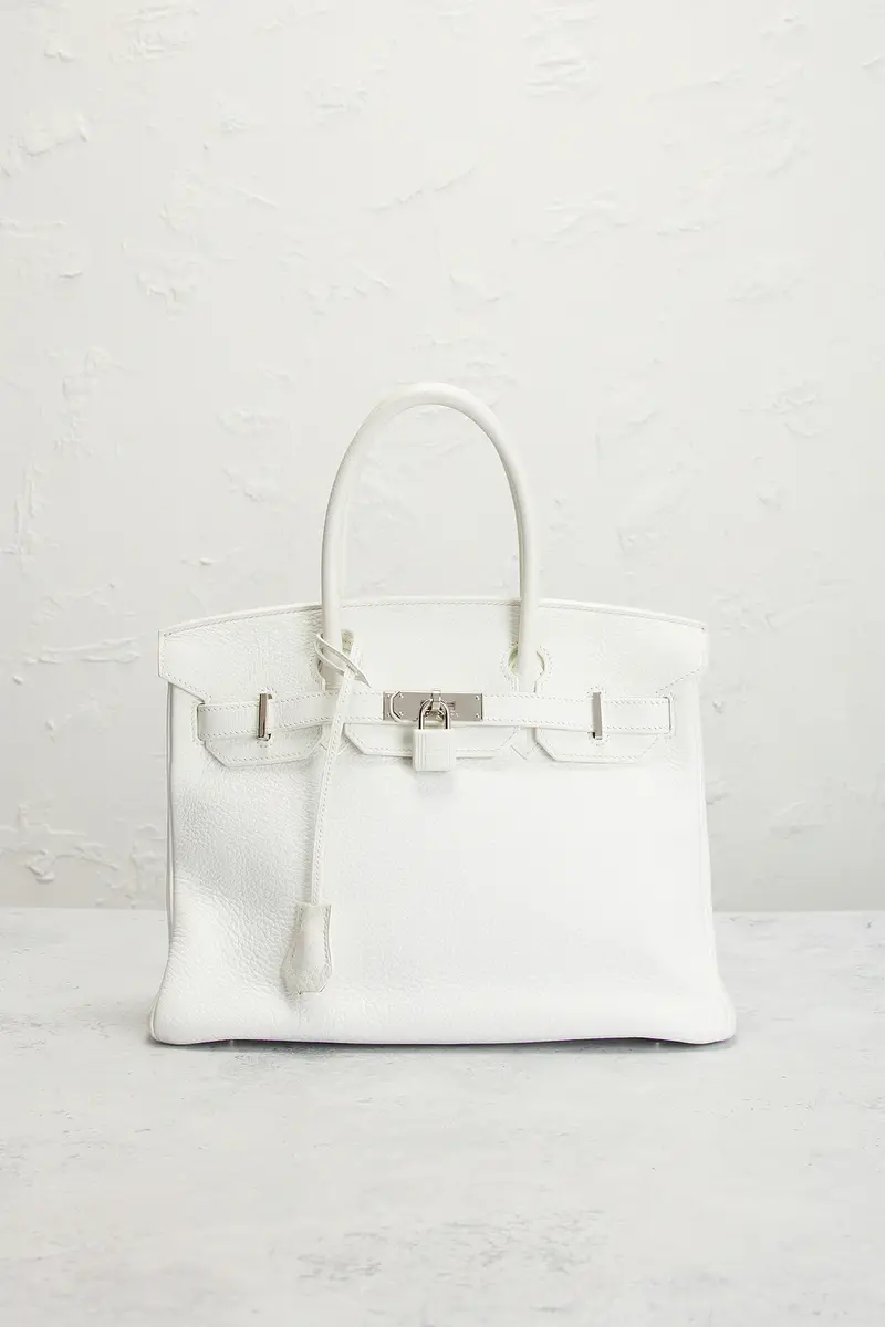 HERMÈS Hermes Taurillon Clemence Birkin 30 Retourne Handbag | Thumbnail 2