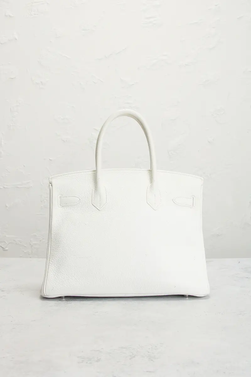 HERMÈS Hermes Taurillon Clemence Birkin 30 Retourne Handbag | Thumbnail 3