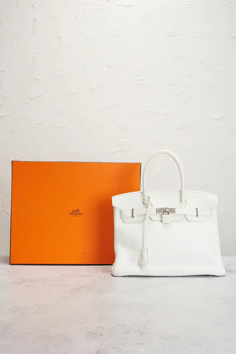 HERMÈS Hermes Taurillon Clemence Birkin 30 Retourne Handbag | Thumbnail 10