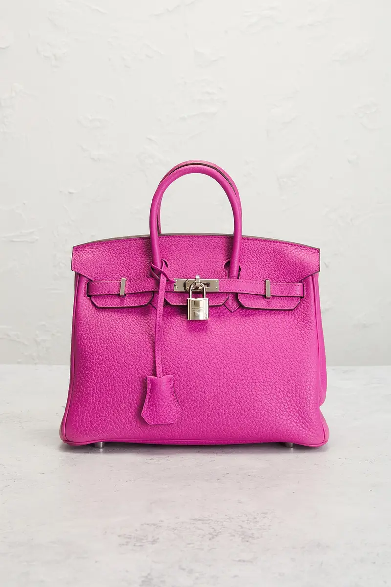 HERMÈS Hermes Taurillon Clemence Birkin 25 Retourne Handbag | Thumbnail 2