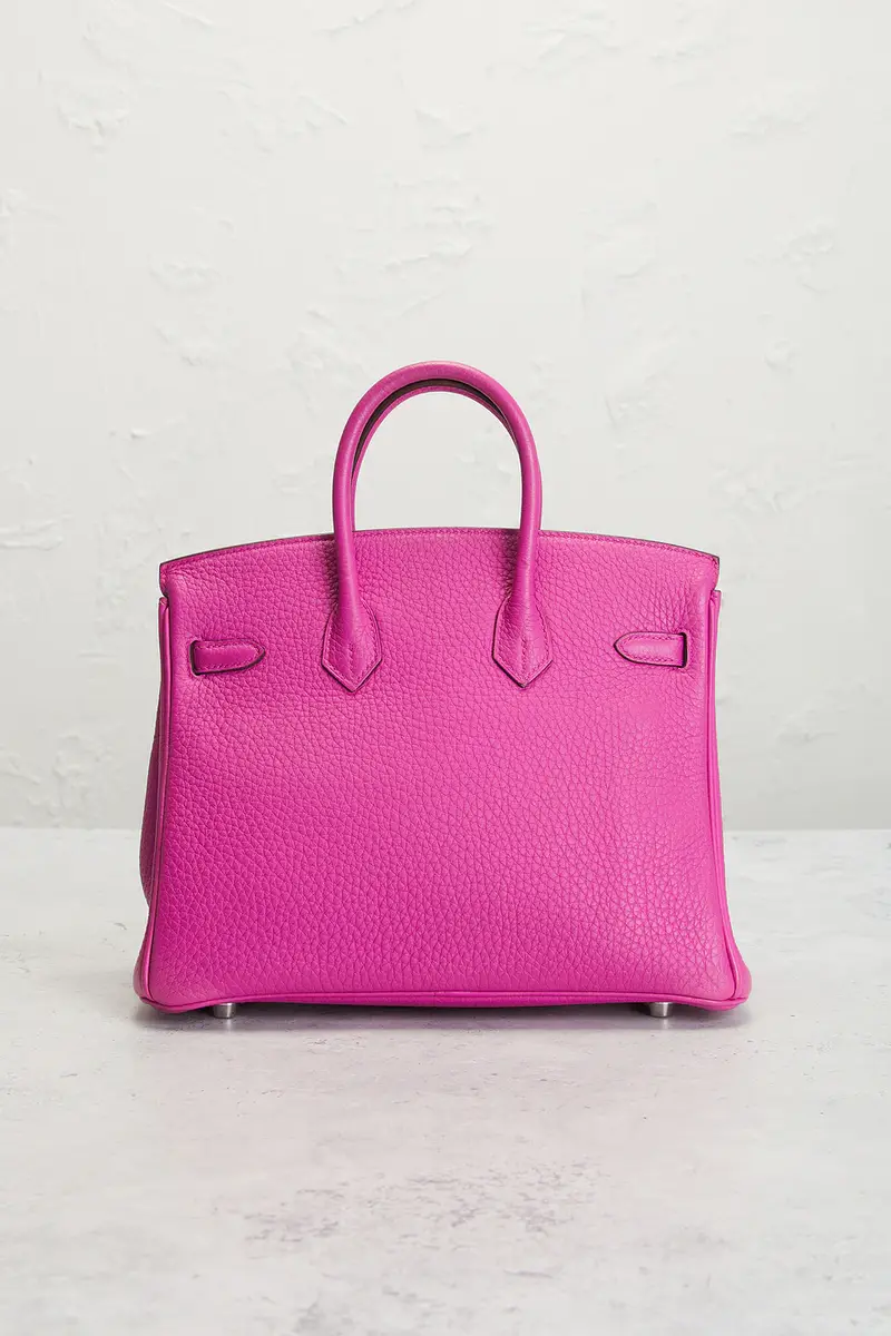 HERMÈS Hermes Taurillon Clemence Birkin 25 Retourne Handbag | Thumbnail 3