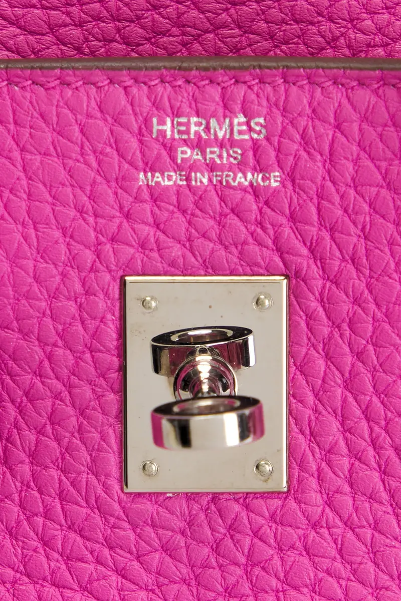 HERMÈS Hermes Taurillon Clemence Birkin 25 Retourne Handbag | Thumbnail 5