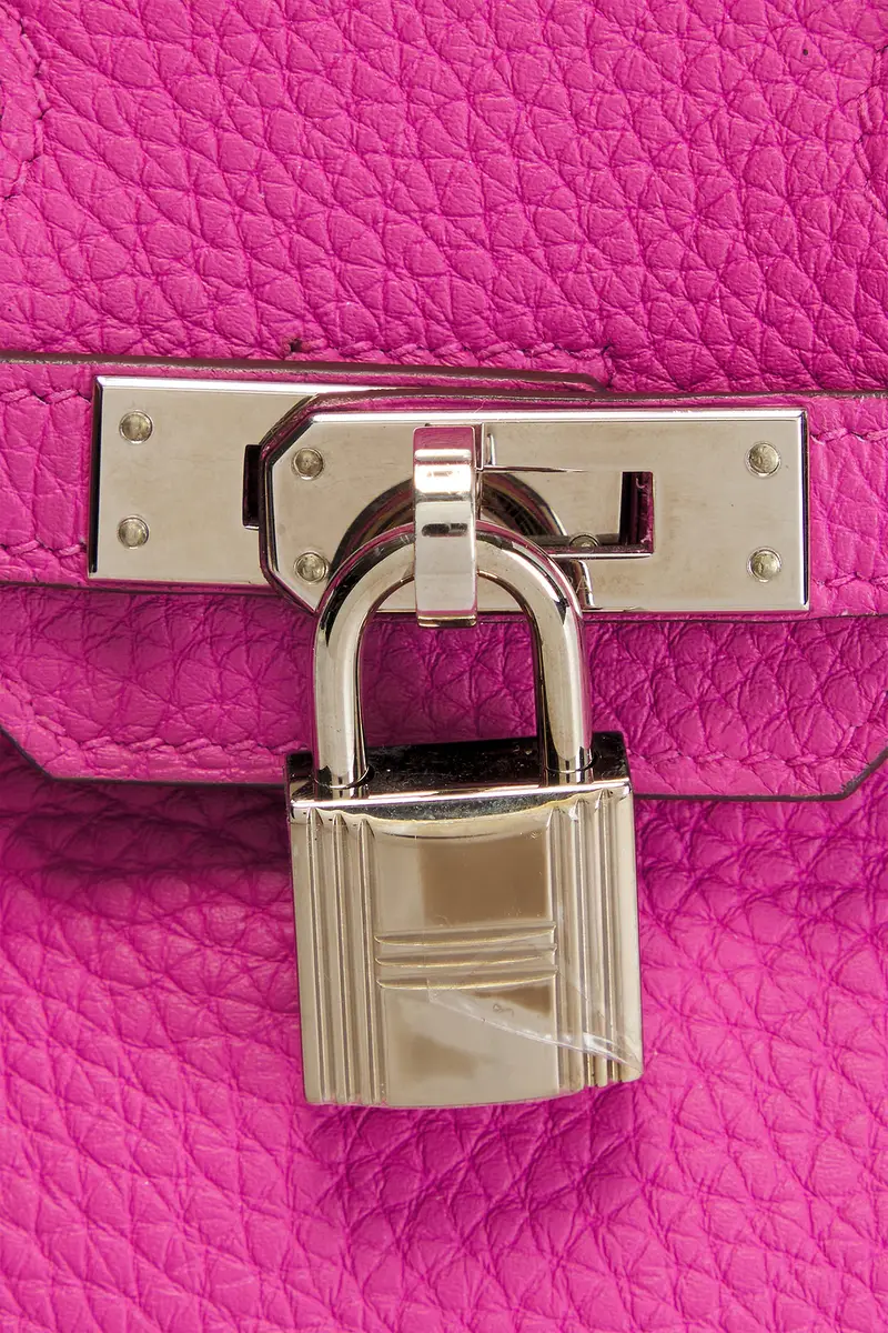 HERMÈS Hermes Taurillon Clemence Birkin 25 Retourne Handbag | Thumbnail 6