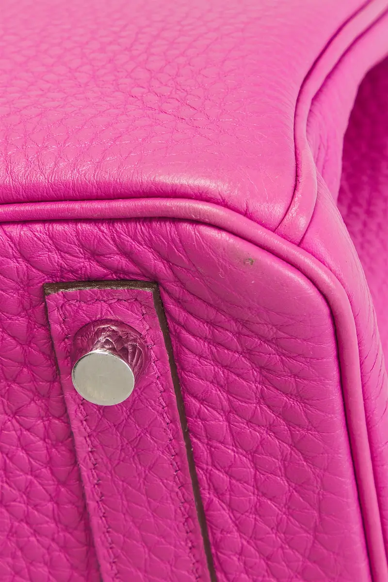 HERMÈS Hermes Taurillon Clemence Birkin 25 Retourne Handbag | Thumbnail 7