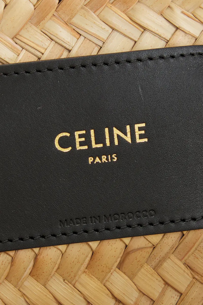 Celine Celine X David Kramer Raffia Panier Tote Bag | Thumbnail 5
