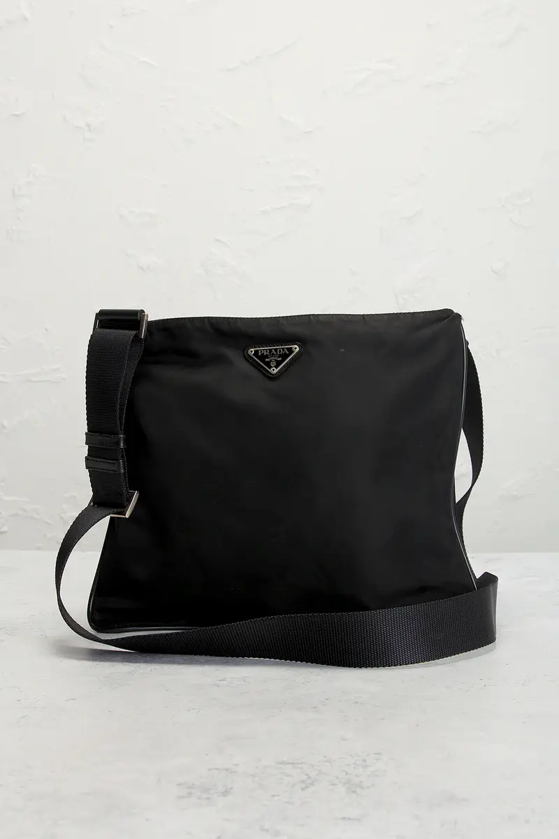 Prada Prada Tessuto Flat Messenger Bag | Thumbnail 2 Prada Prada Tessuto Flat Messenger Bag | Thumbnail 2