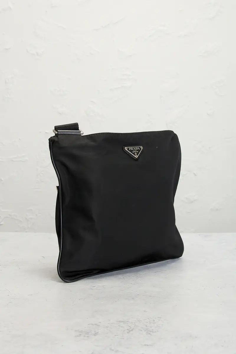 Prada Prada Tessuto Flat Messenger Bag | Thumbnail 4 Prada Prada Tessuto Flat Messenger Bag | Thumbnail 4