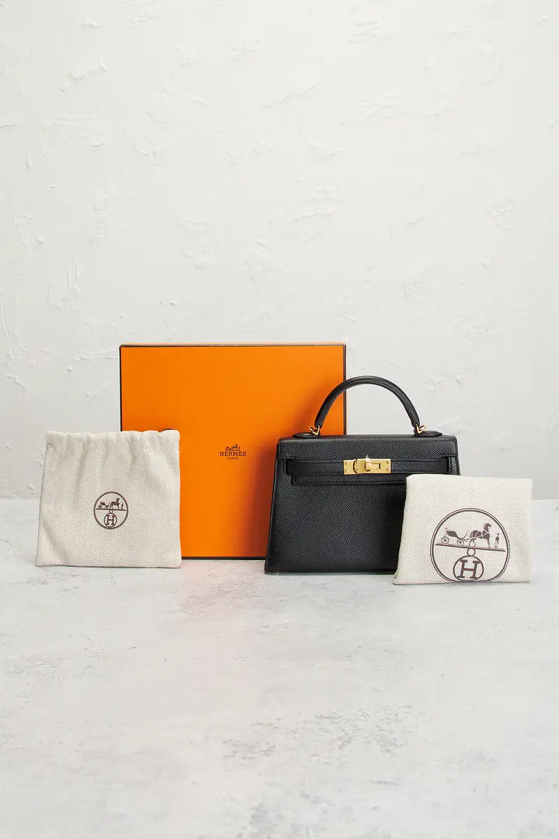 HERMÈS Hermes Epsom Kelly 20 Handbag | Thumbnail 7 HERMÈS Hermes Epsom Kelly 20 Handbag | Thumbnail 7