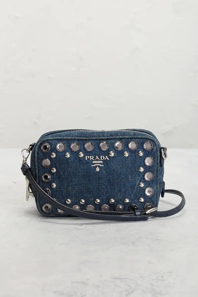 Prada Prada Denim Bijoux Camera Bag | Thumbnail 2 Prada Prada Denim Bijoux Camera Bag | Thumbnail 2