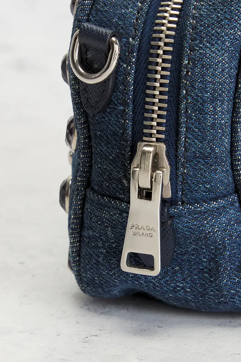 Prada Prada Denim Bijoux Camera Bag | Thumbnail 7 Prada Prada Denim Bijoux Camera Bag | Thumbnail 7