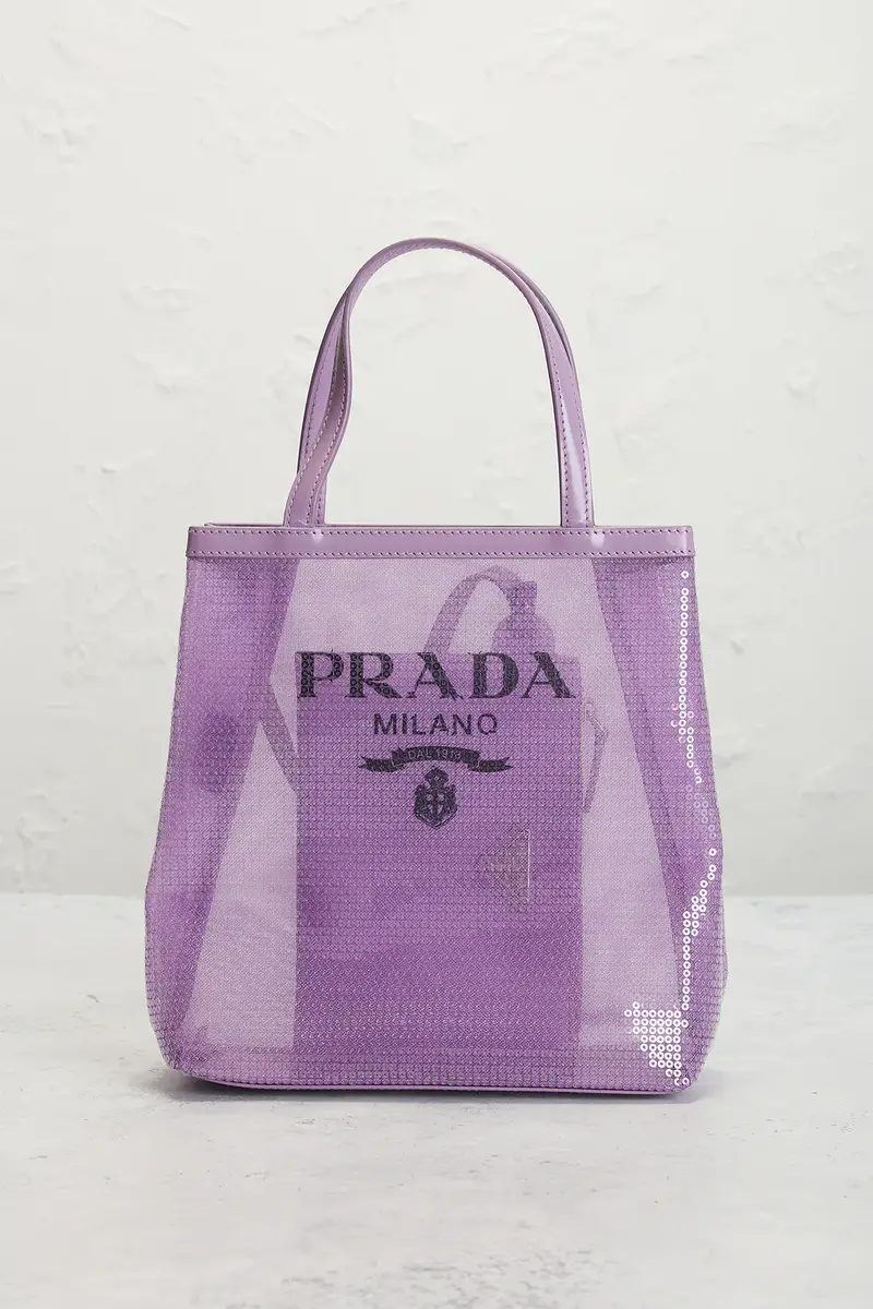 Prada Prada Rete Paillettes Tote Bag | Thumbnail 2 Prada Prada Rete Paillettes Tote Bag | Thumbnail 2