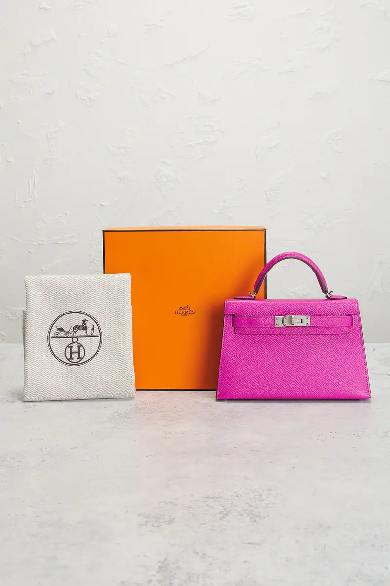 HERMÈS Hermes Epsom Kelly 20 Handbag | Thumbnail 7 HERMÈS Hermes Epsom Kelly 20 Handbag | Thumbnail 7