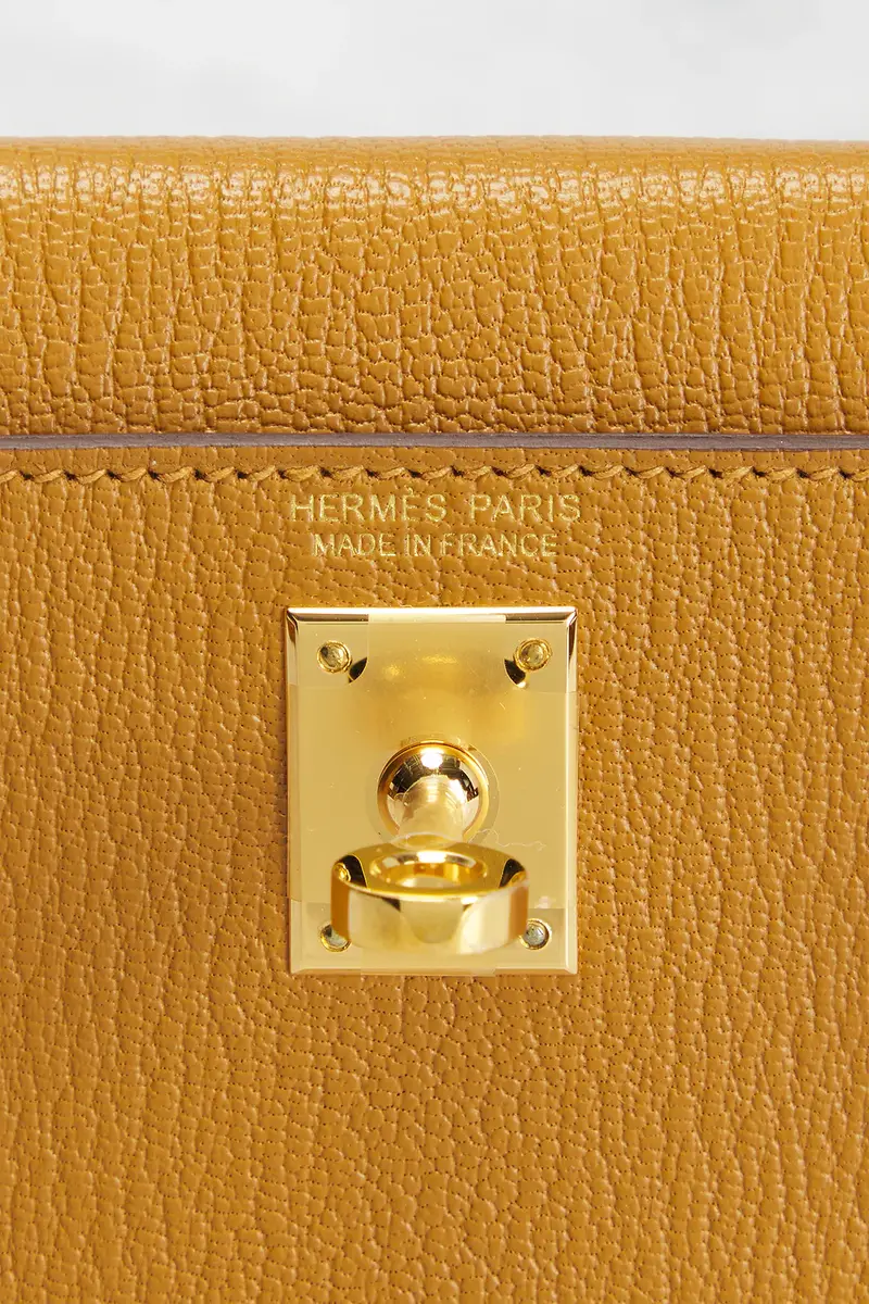 HERMÈS Hermes Chevre Mysore Kelly Verso 20 Sellier Handbag | Thumbnail 5