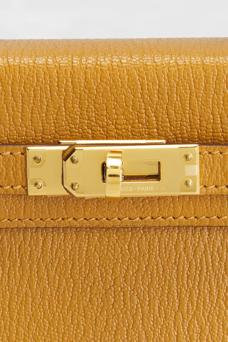 HERMÈS Hermes Chevre Mysore Kelly Verso 20 Sellier Handbag | Thumbnail 6