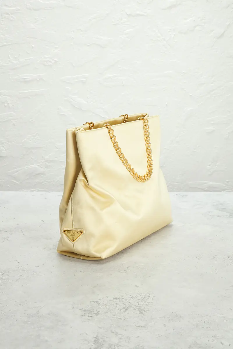 Prada Prada Satin Tote Bag | Thumbnail 4 Prada Prada Satin Tote Bag | Thumbnail 4