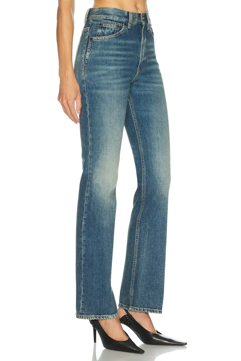 Saint Laurent New Clyde Flare Leg | Thumbnail 2 Saint Laurent New Clyde Flare Leg | Thumbnail 2
