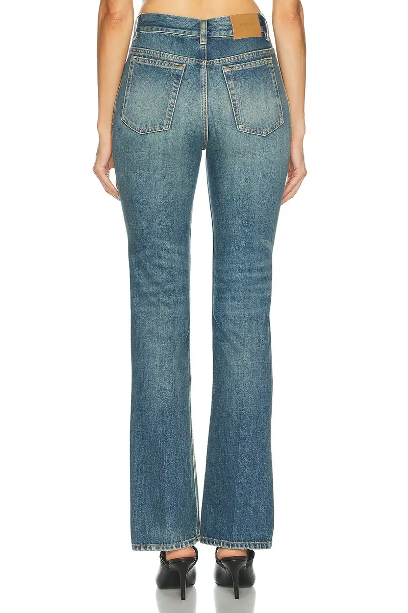 Saint Laurent New Clyde Flare Leg | Thumbnail 4 Saint Laurent New Clyde Flare Leg | Thumbnail 4