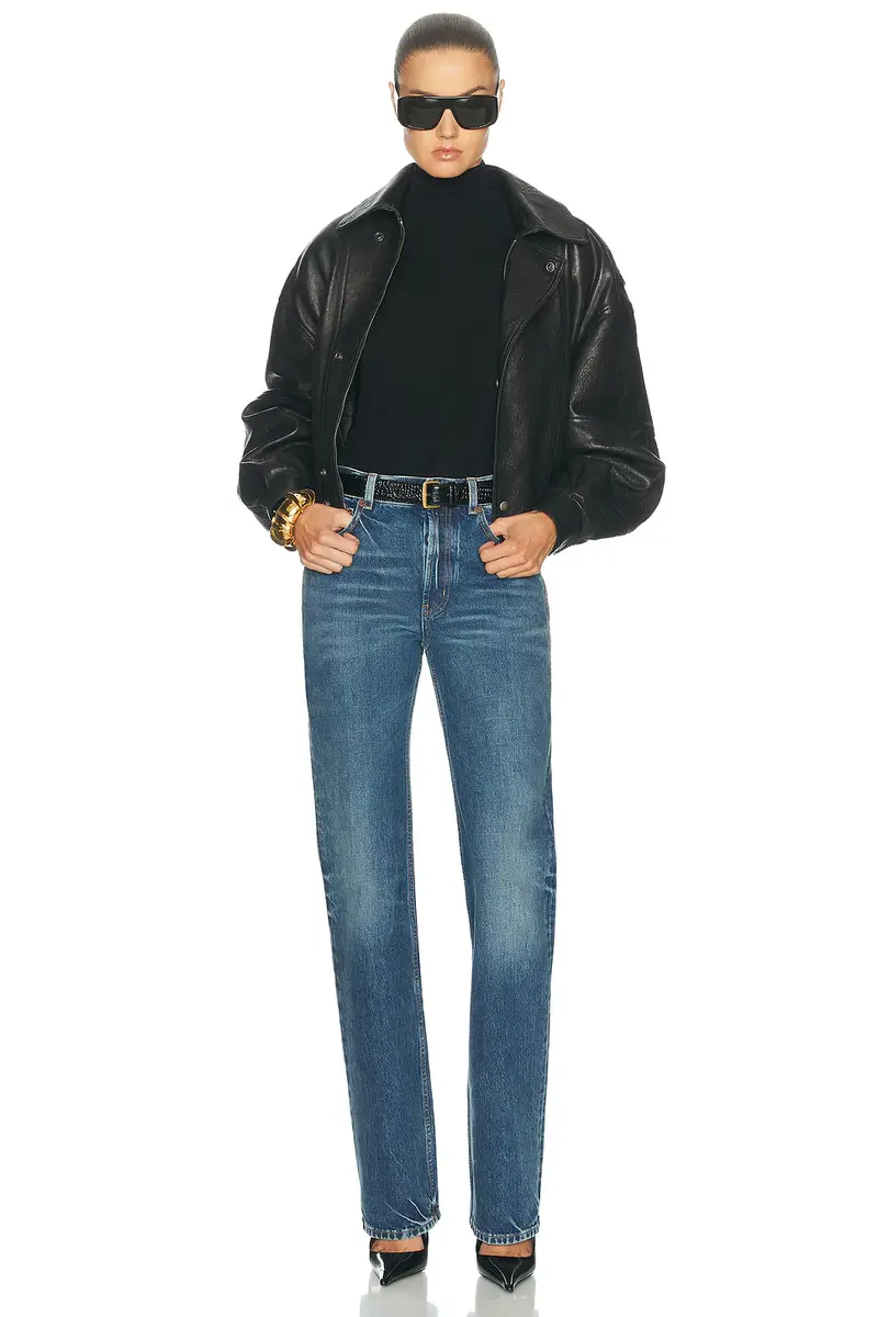 Saint Laurent Nico Straight Leg | Thumbnail 5 Saint Laurent Nico Straight Leg | Thumbnail 5