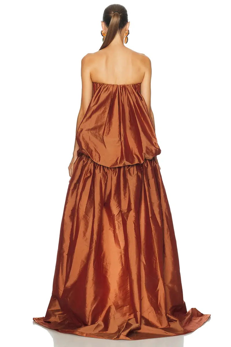 Aknvas Arlene Draped Runway Gown | Thumbnail 3 Aknvas Arlene Draped Runway Gown | Thumbnail 3