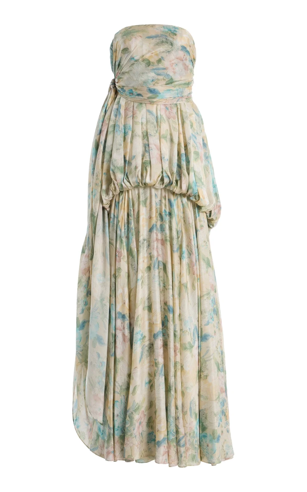 Zimmermann Clash Billow Silk Maxi Dress