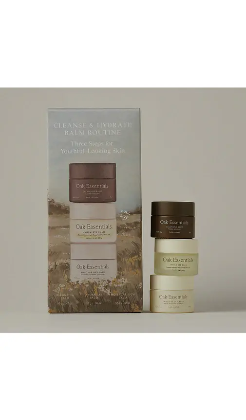 Oak Essentials Cleanse & Hydrate Balm Routine | Thumbnail 2 Oak Essentials Cleanse & Hydrate Balm Routine | Thumbnail 2