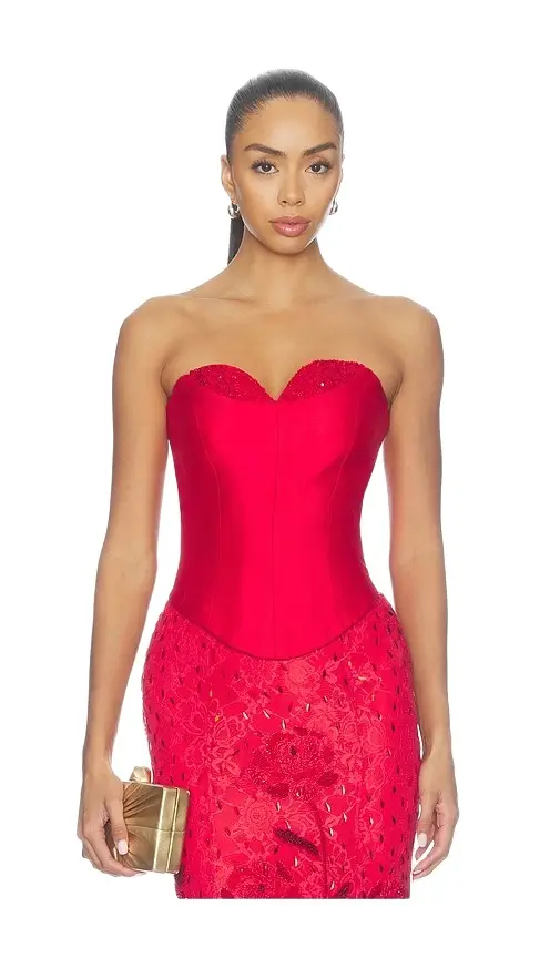 Red Siren Corset Top Red Siren Corset Top