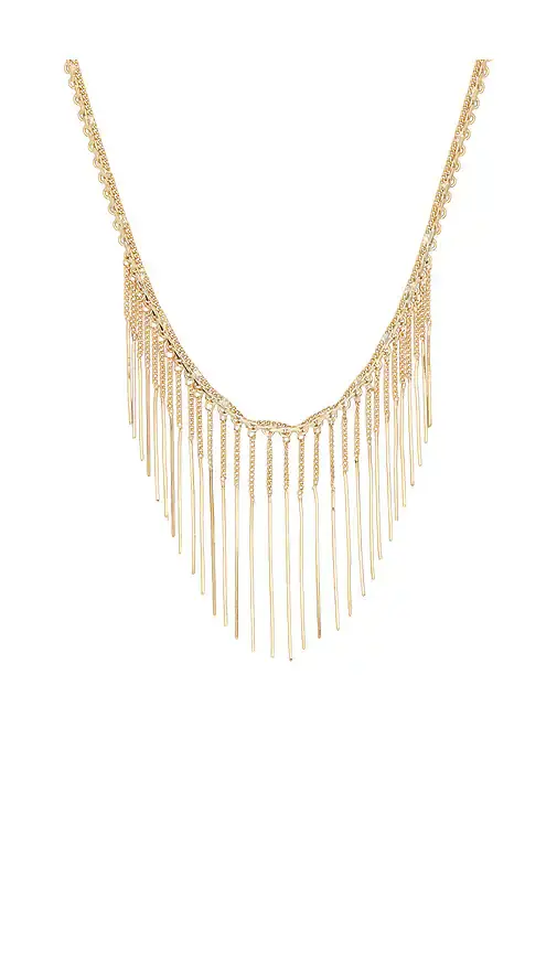 By Adina Eden Cascading Fringe Statement Necklace | Thumbnail 2 By Adina Eden Cascading Fringe Statement Necklace | Thumbnail 2