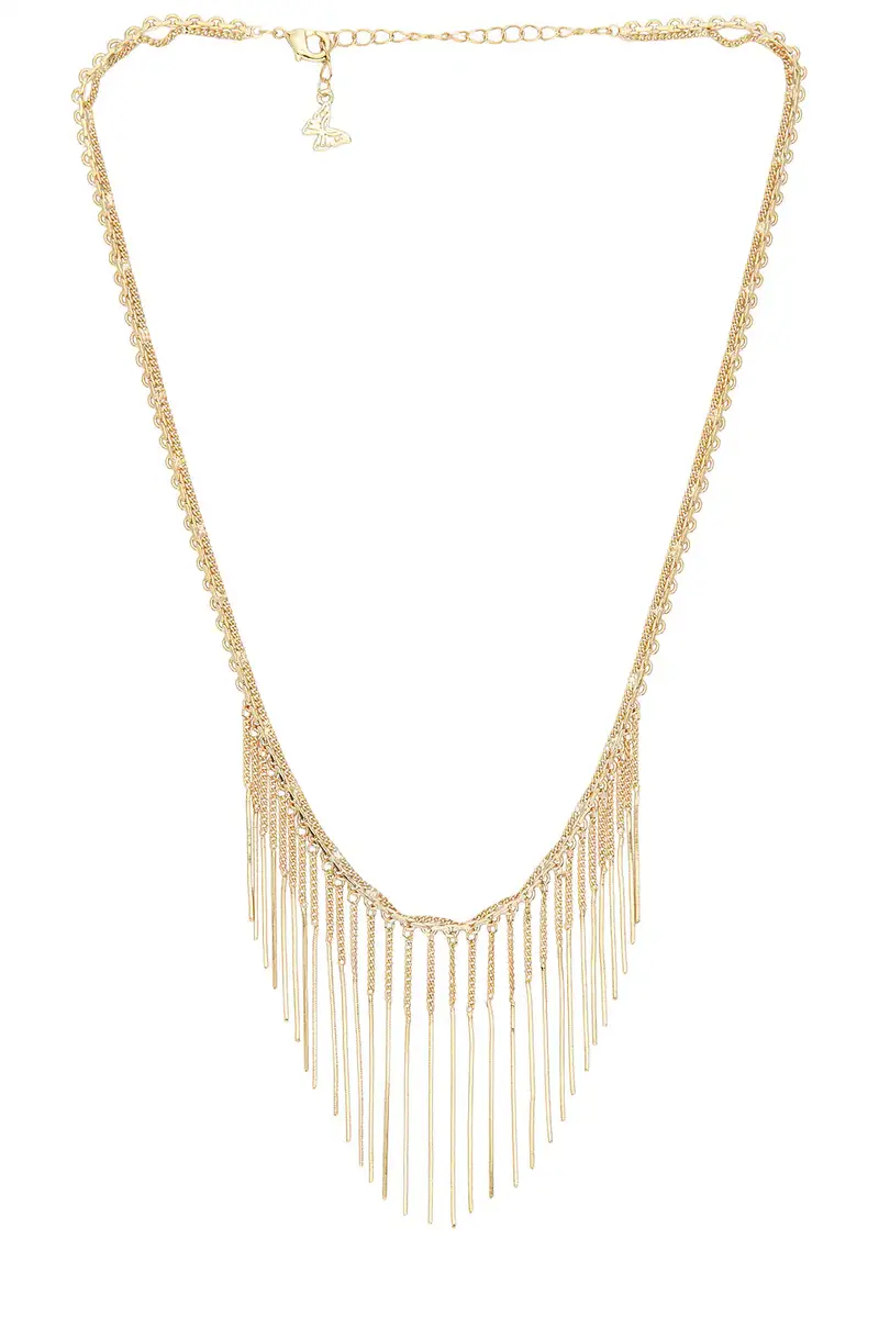 Cascading Fringe Statement Necklace